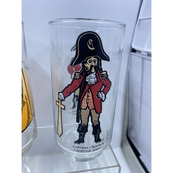 1977 McDonaldland Glasses Set of 5 Ronald McDonald Mayor Hamburglar Big Mac Croo - Picture 9 of 10